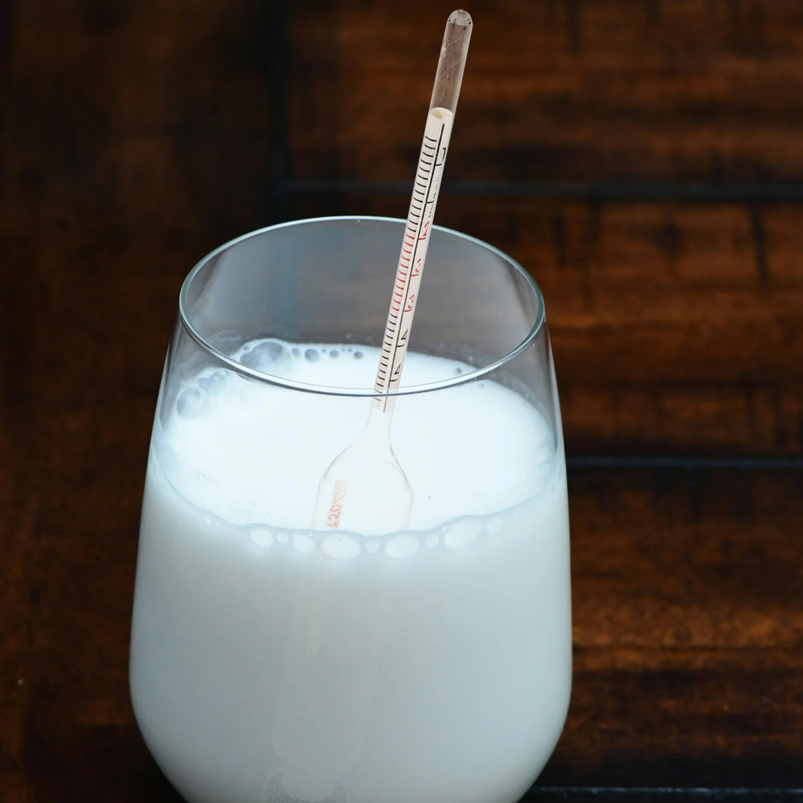 

4Pcs Laboratory Testing Hydrometer for Milk Density Fat Content Accurate Manual Portable Measure Tool for Home