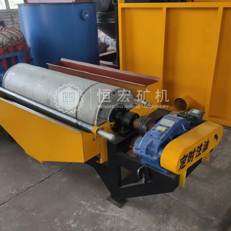 آلات التعدين ذات السعة الكبيرة الرطبة/الجافة من النوع CTS فاصل الطبل المغناطيسي الدائم لفصل رمل خام الحديد