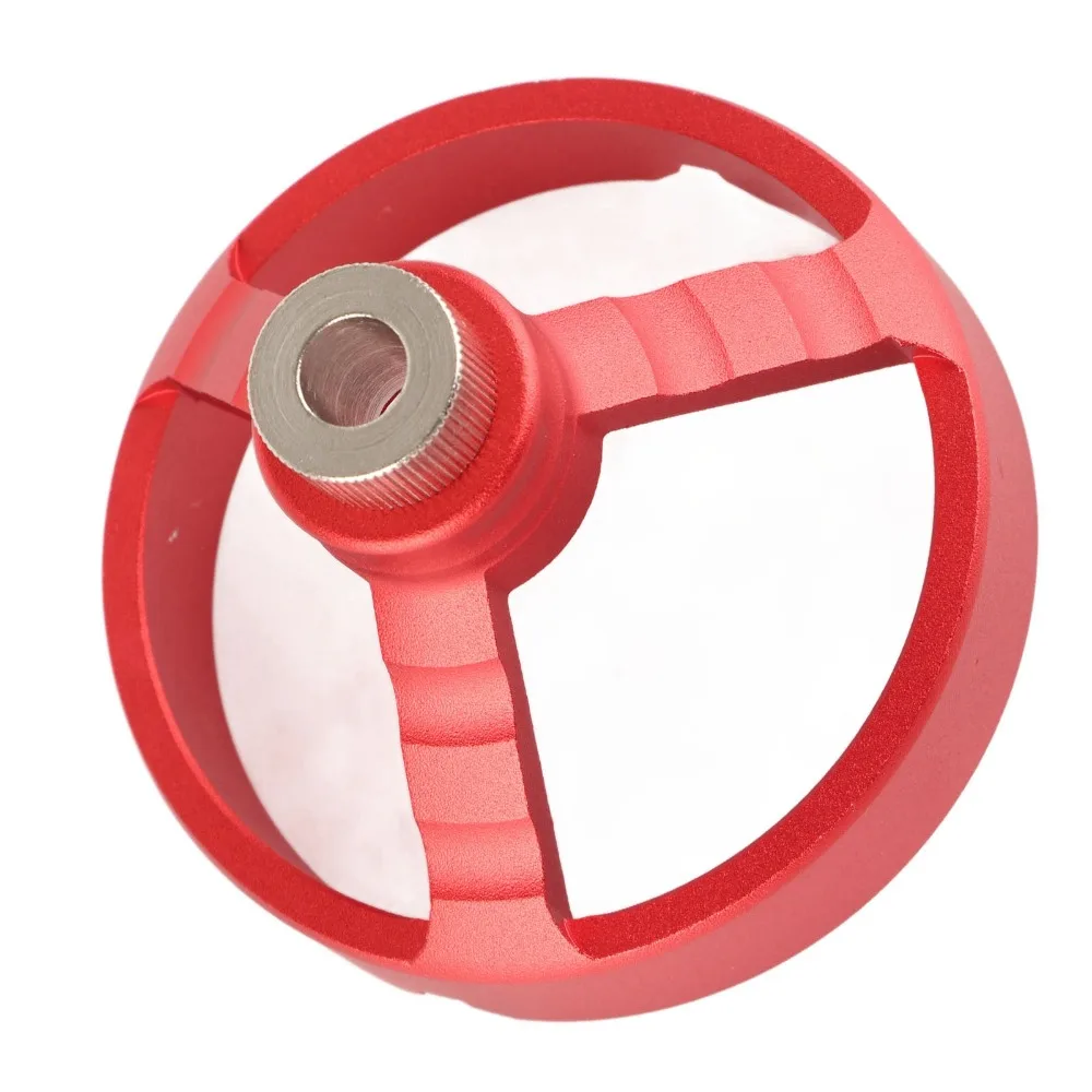 

5/6/7/8/9/10 mm Drill Bushings Drill Press Guide Jig Self-Centering Red Straight Hole Drill Locator Aluminum Alloy