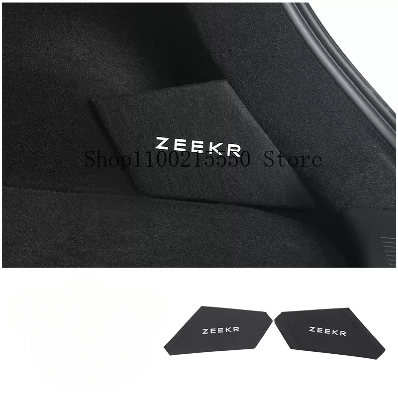 For Zeekr X 2023 2024 Rear Spare Compartment Partition Rear Trunk Storage Box Extreme Interior Modification Accessories