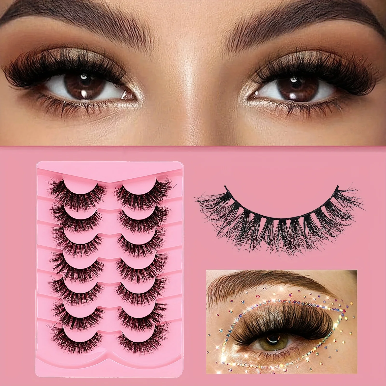 Sztuczne rzęsy z norek, natura – Eyelash Extension Cat Eye Wispy recenzja i cena