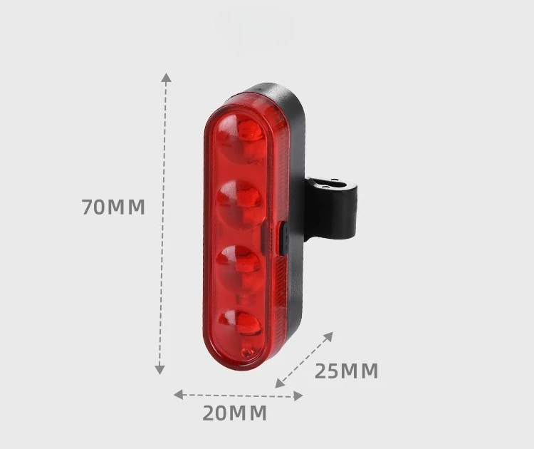 2 pieces bicycle tail lights, outdoor riding USB charging, high light, contact customer service to mix and match.