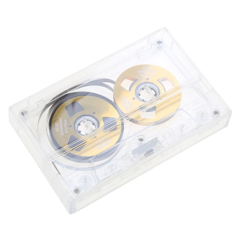 Double Sided Metal Cassette Tape Blank Recording Tape Player Empty Tapes for 50 Minutes of Clear Music Sound Recording