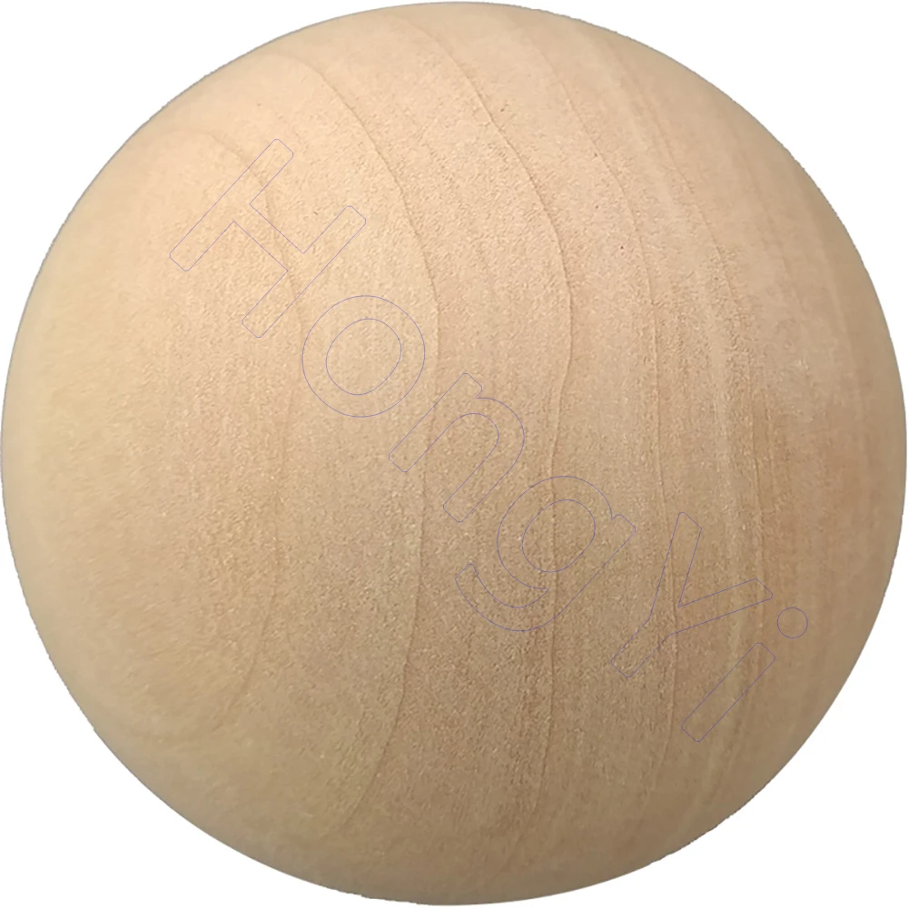 Ø6mm - 90mm Solid Wood Round Beads Natural Logs Without Hole Wooden Balls Handmade DIY For Jewelry Making Carving Paitning Craft