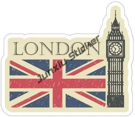 London England United Kingdom GB Vinyl Decals Bumper Stickers GB Accessories for Car Pickup National Flag Glue Sticker KK10cm