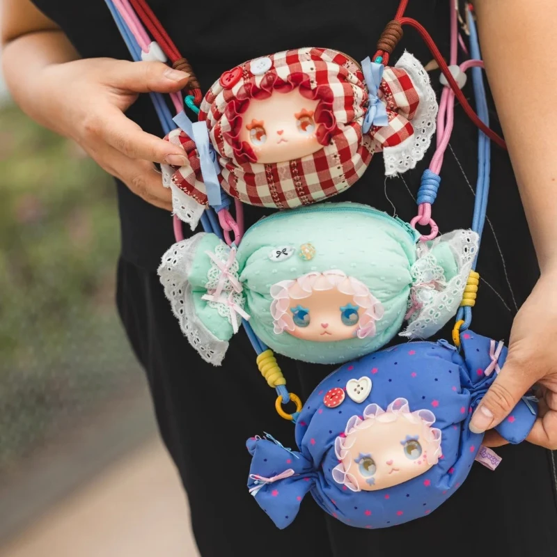 جميل إيما كاندي هاوس سلسلة صندوق أعمى اللعب حقيبة كروسبودي سر مفاجأة حقيبة Kawaii أنيمي الشكل دمية الكرتون ديكور هدية