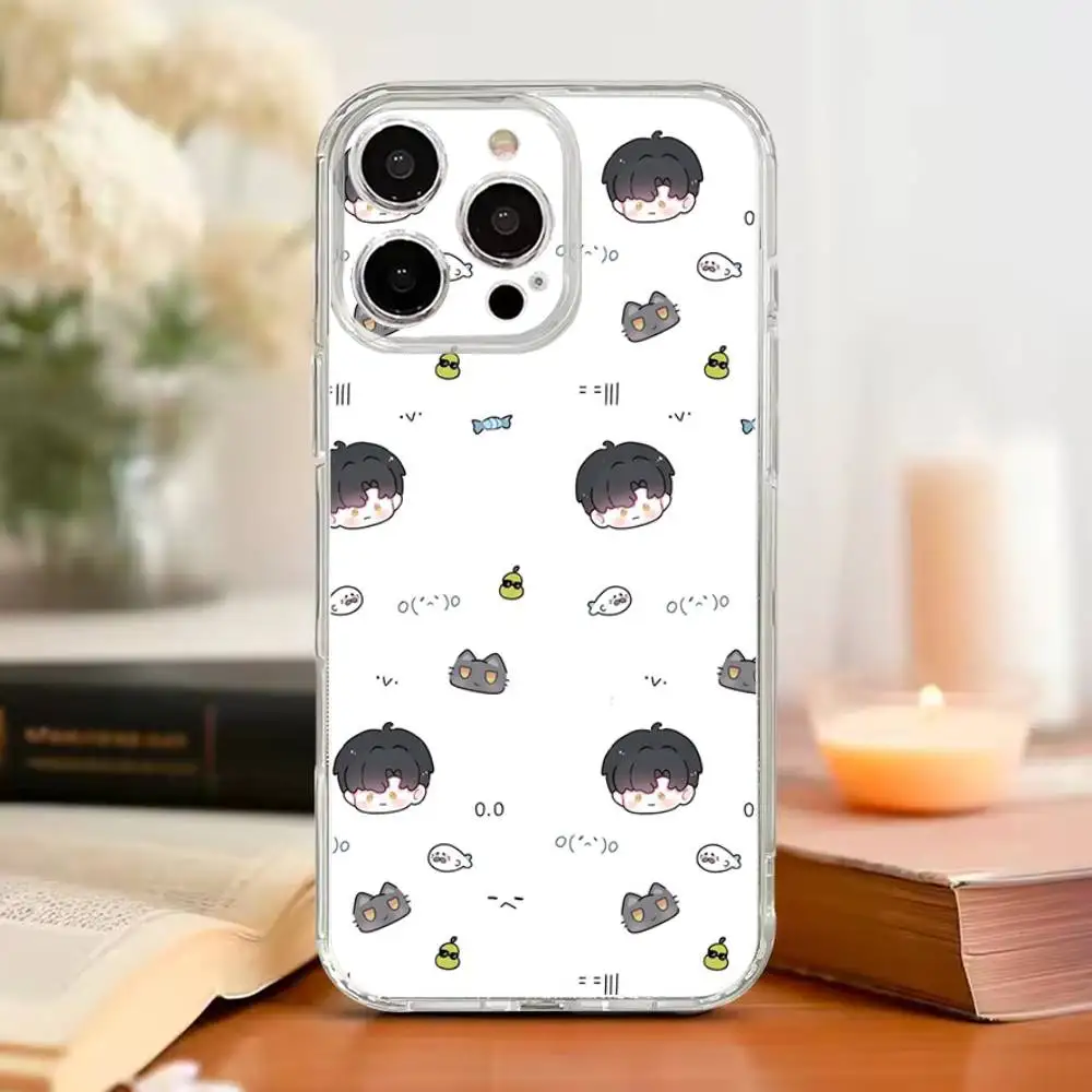 Casing Ponsel Love And Deepspace Untuk iPhone17,16,15,14,13,12,11 Plus,Pro Max Penutup Transparan Lembut