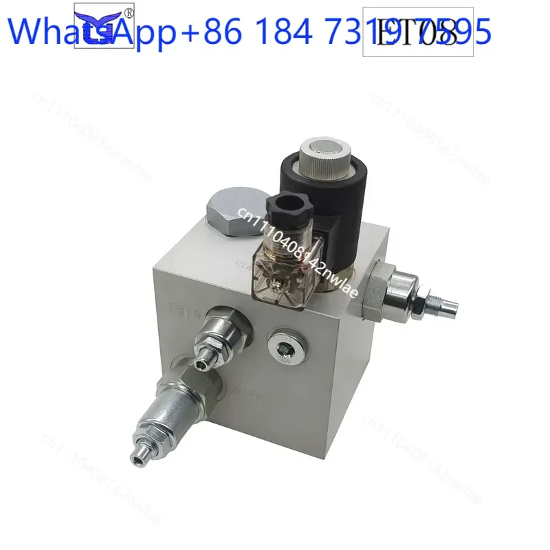 Hydraulic Lifting Platform Valve Group Large Flow Support Solenoid Composite Threaded Cartridge Valve ET-08