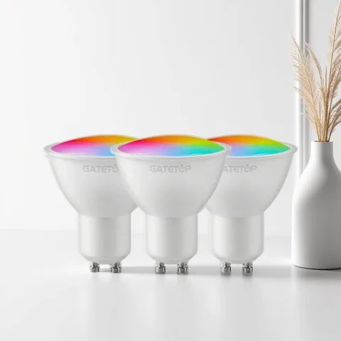 1-10PCS RGB LED Spotlight GU10 Bulb 24 Key Remote Control Dimmable 6W AC220V 110V Colorful Change for Bedroom Living Room Lamp