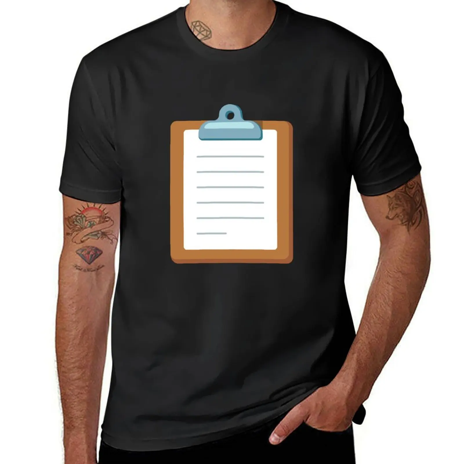 Clipboard T-Shirt Short sleeve tee funnys boys whites new edition mens graphic t-shirts big and tall