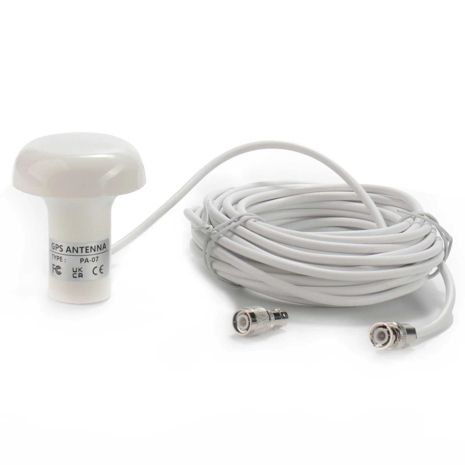 PLOSON PA-07 1 pcs Marine GPS Antenna with 10 meter cable BNC Male connector RF Cable 10m RG-59 TNC Interface Waterproofing IPX6