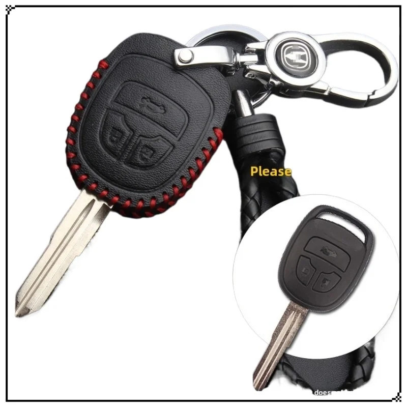 

New For Changan Cs35 EADO RAETON ALSVIN V7v5 Raeton CC Cosmos Leather Key Case Key Cover Auto Parts Auto Supplies