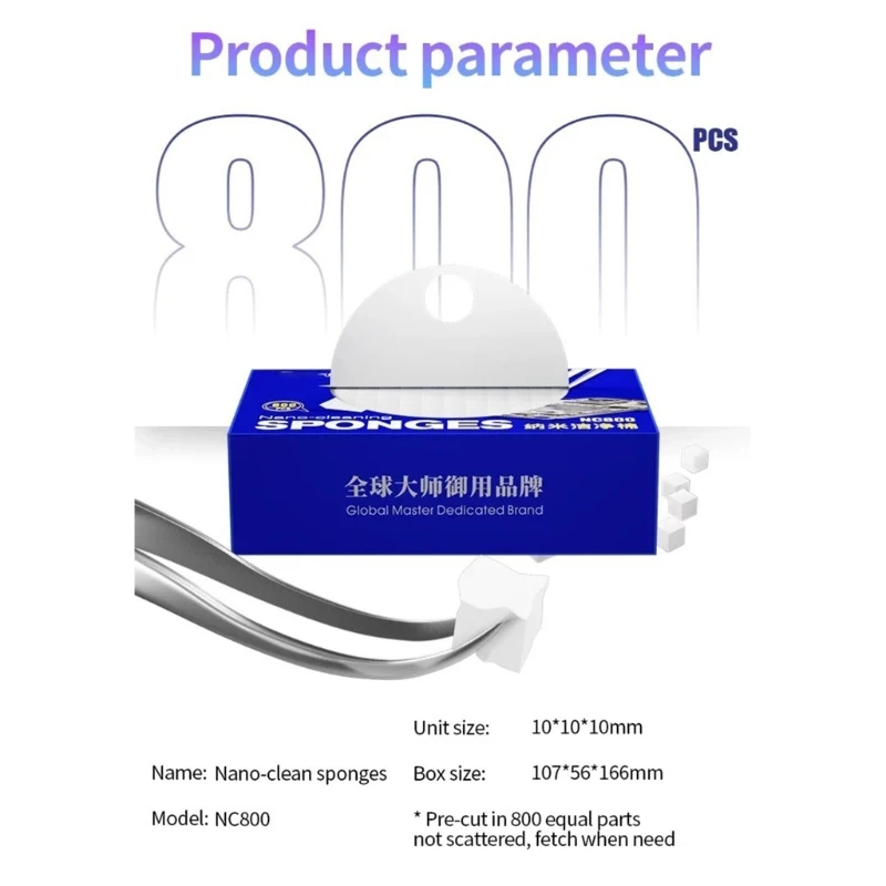 مجموعة نظافة الشاشة المهنية مجموعة NC800 تنظيف الإسفنج لأجهزة الكمبيوتر المحمول سماعات الأذن