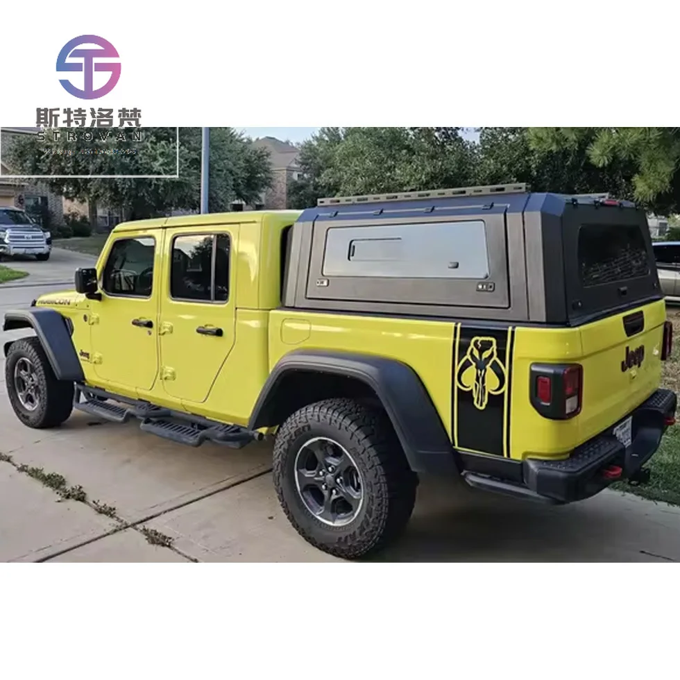 

Индивидуальные аксессуары для внедорожников 4X4: алюминиевый жесткий верх с раздвижными окнами, тент для Jeep Gladiator, крышка кузова, тонно-капот, кемпер.