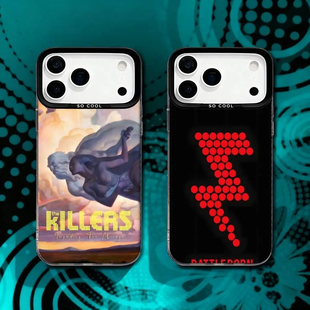 

The K-Killers Pressure Machine Phone Case For iPhone 17,16,15,14,13,12,X,8,Pro,Max,Plus,SE4,Air,Mini Black Matte Durable Hard