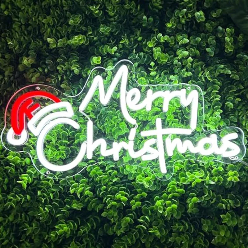 

Merry Christmas Neon Sign for Christmas Decor Merry Christmas Lighted Sign Neon Christmas Decorations Gifts for Kids Indoor Wall