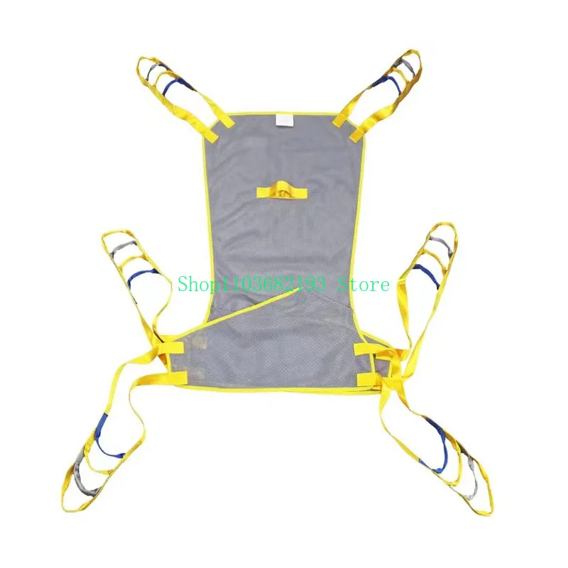 Shift Machine Sling Mesh All-Inclusive Split Leg Sling Patient Disabled Elderly Shifter Hanging Pocket