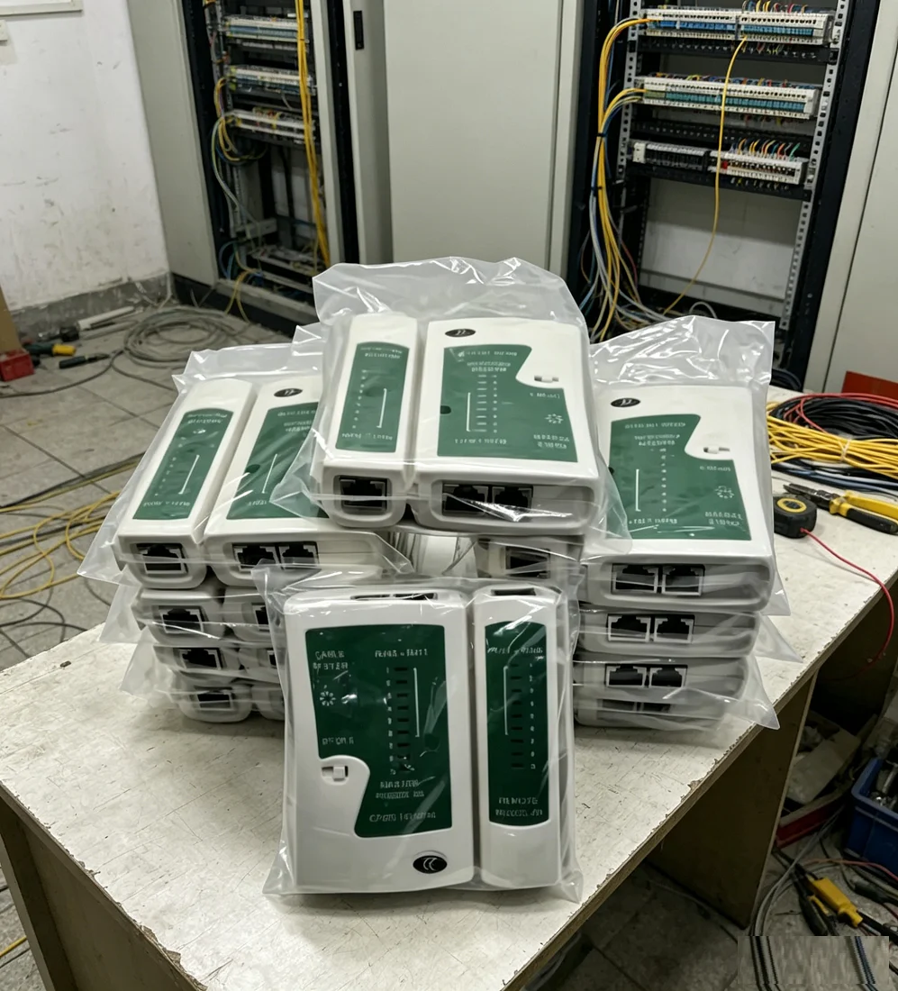

Набор из 10 тестеров сетевых кабелей RJ45, RJ11, RJ12, CAT5 UTP для ремонта LAN-сетей