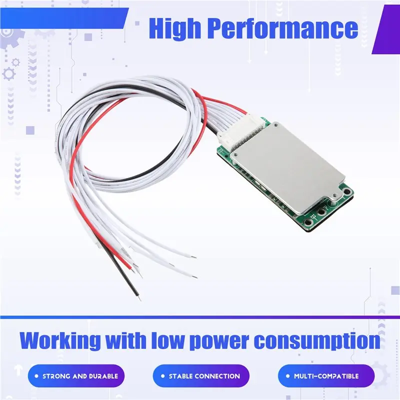 ABZZ-BMS 10S 36V 15A 18650 Li- Lithium Battery Charge Protection Board PCB PCM Common Port For Escooter E-Bike Charging