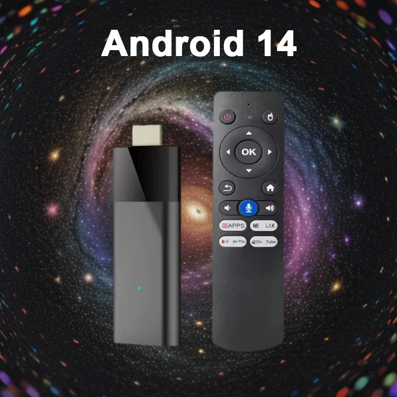 جهاز استقبال للتليفزيون الصغير Q12 Android 14 Allwinner H313 16G 32G 64G 128G 8K Video BT5.4 2.4G&5G Dual Wifi Voice Remote الإصدار العالمي TV Box