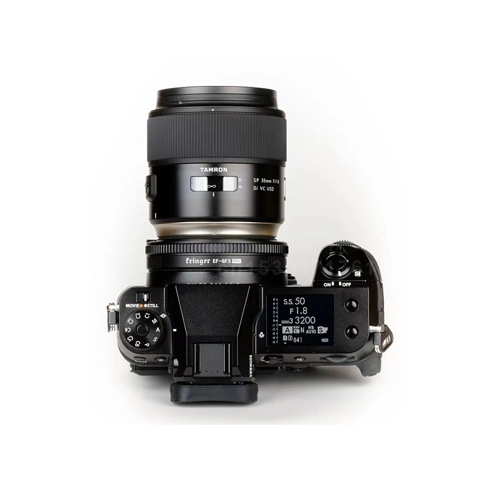 Frannger EF-GFX Pro Autofocus-adapter – Canon EF Naar Fujifilm GFX – Ondersteunt PDAF, Elektronische Diafragmaring, LaCA-correctie – Voor GFX100 En GFX100S