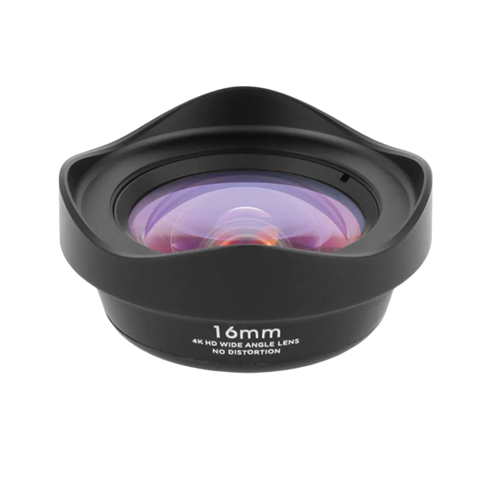 

Mobile Phone Lens Wide Angle Lens Professional 16mm 4K HD Distortion-free Smartphone Camera Super Macro Lens With Phone Clip