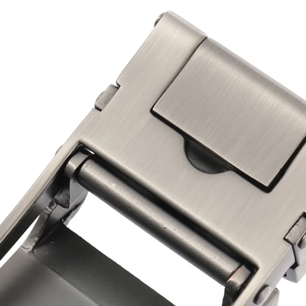 2 قطعة سبيكة للرجال اسئلة إغلاق حزام مشبك سهل ضبط صالح أحزمة حزام مشبك الفضة رجالي أبازيم #6