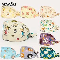 scrubs caps Pet shop hats Beauty Cleaning cap Wholesale prices cotton High Quality pet grooming nursing work cap