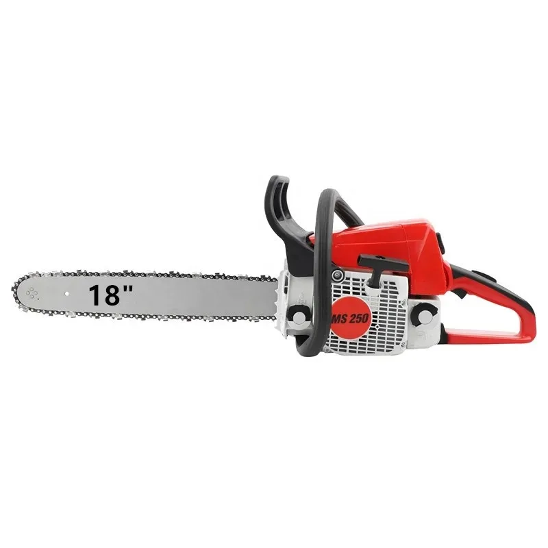 

【From China】Ms250 45CC Chainsaw 18-Inch Bar Professional Petrol Chainsaw For Firewood Cutting & Yard Maintenance