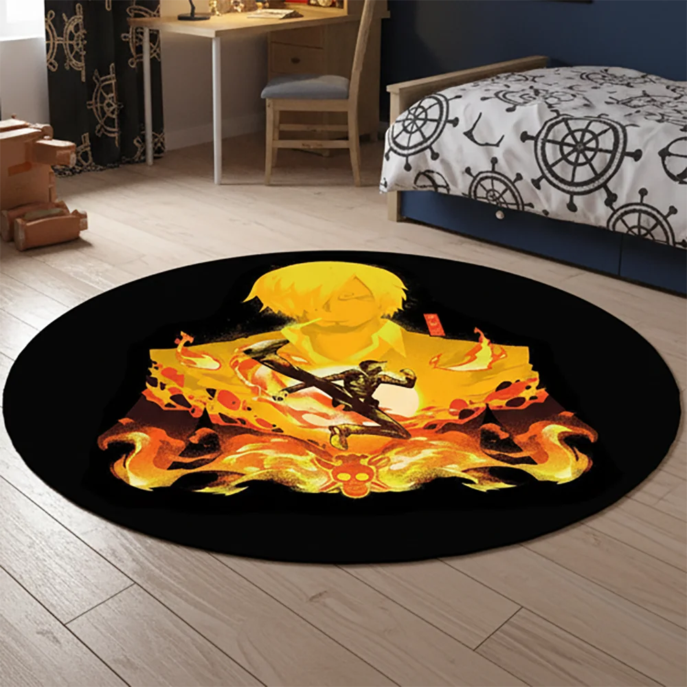 Dywan Anime Popularna Postać Zoro Luffy Ace One Piece Personalizowany Dywan z Kreskówki Ręcznie Robiony Dywan Dywanik do Dekoracji Domu