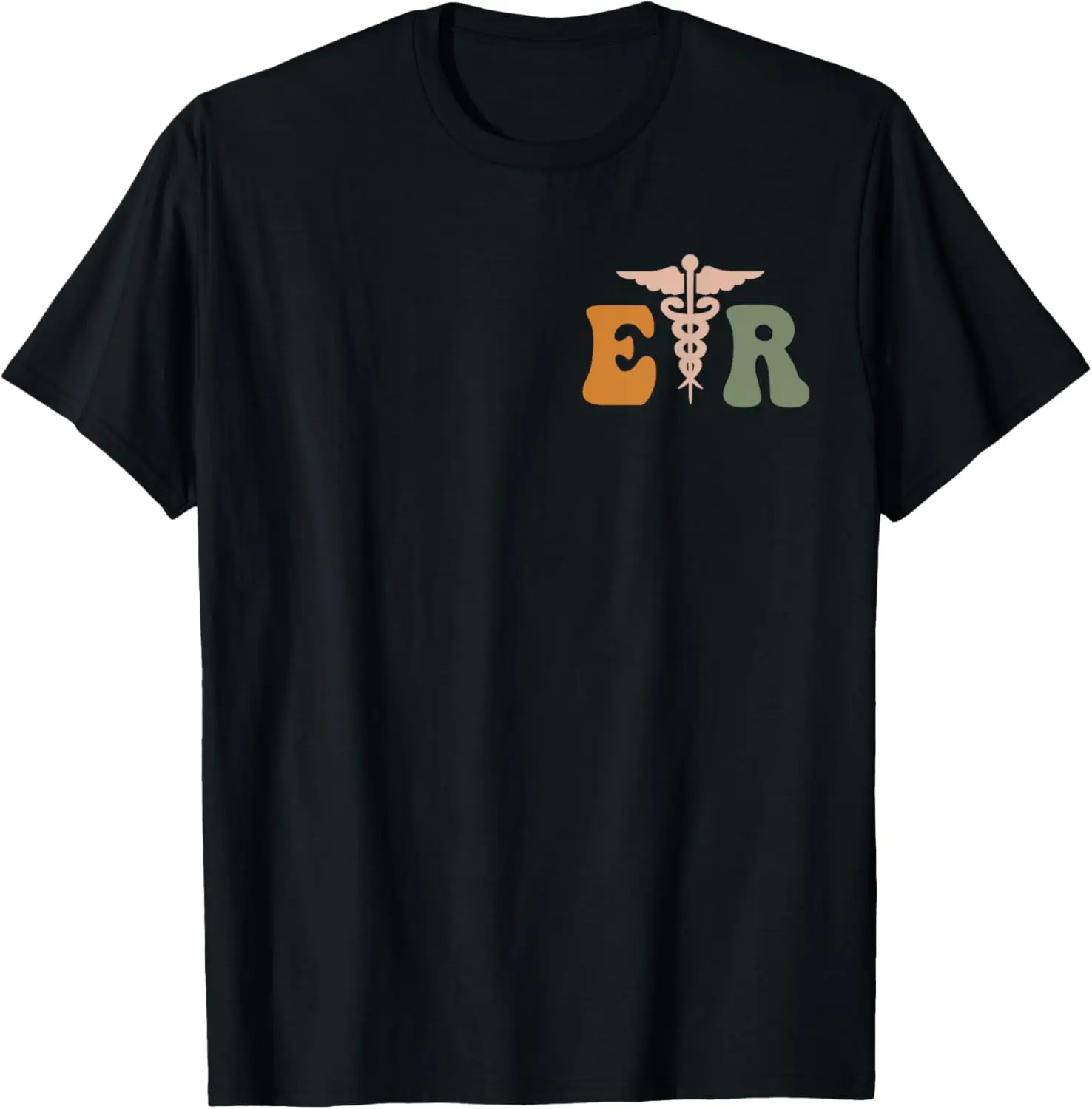 Emergency Department Emergency Nurse ER Nurse 2 Sided T-Shirt