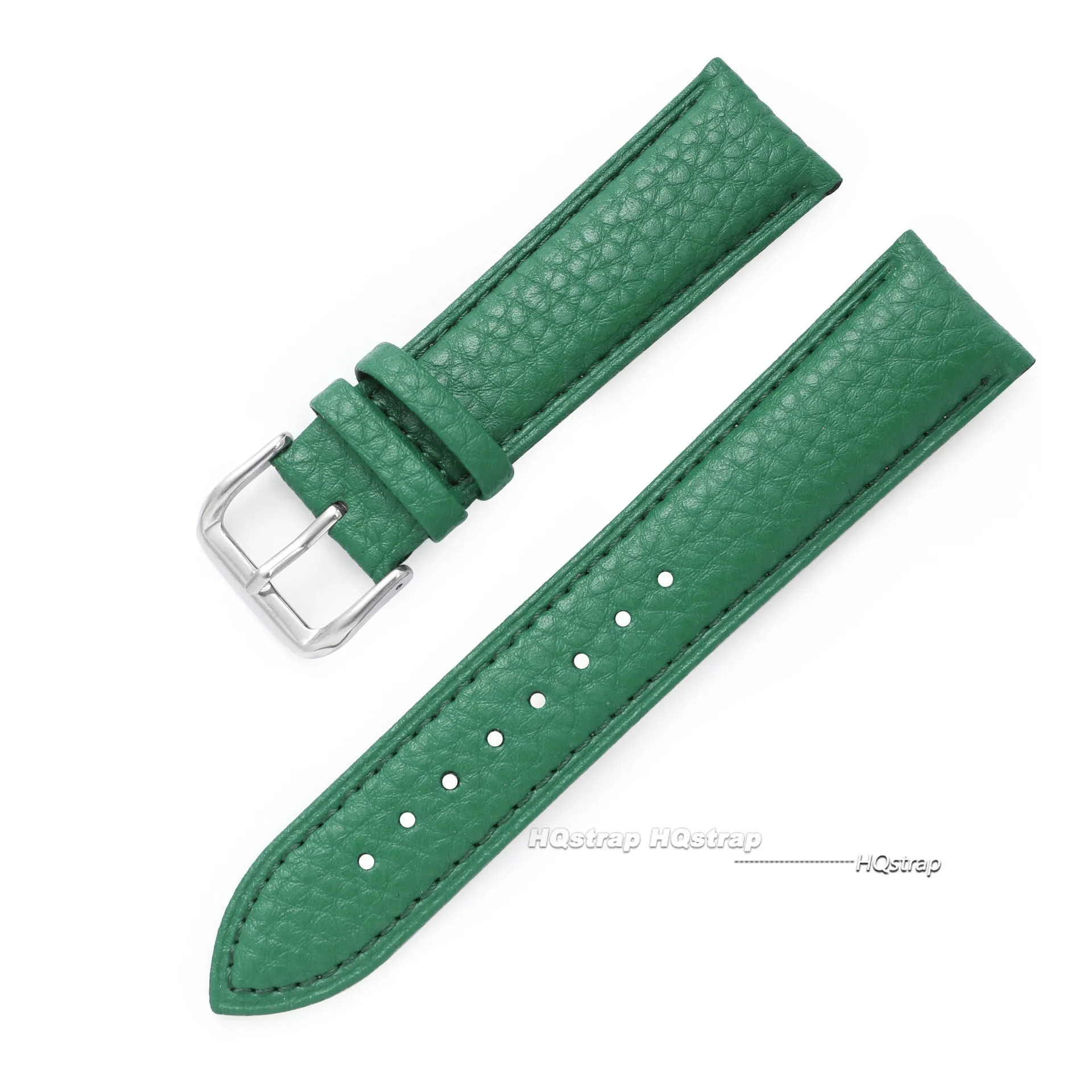 Zacht lederen horlogeband armband 12mm 14mm 16mm 18mm 19mm 20mm 21mm 22mm vervanging polsbanden horlogebanden Litchi patroon riem