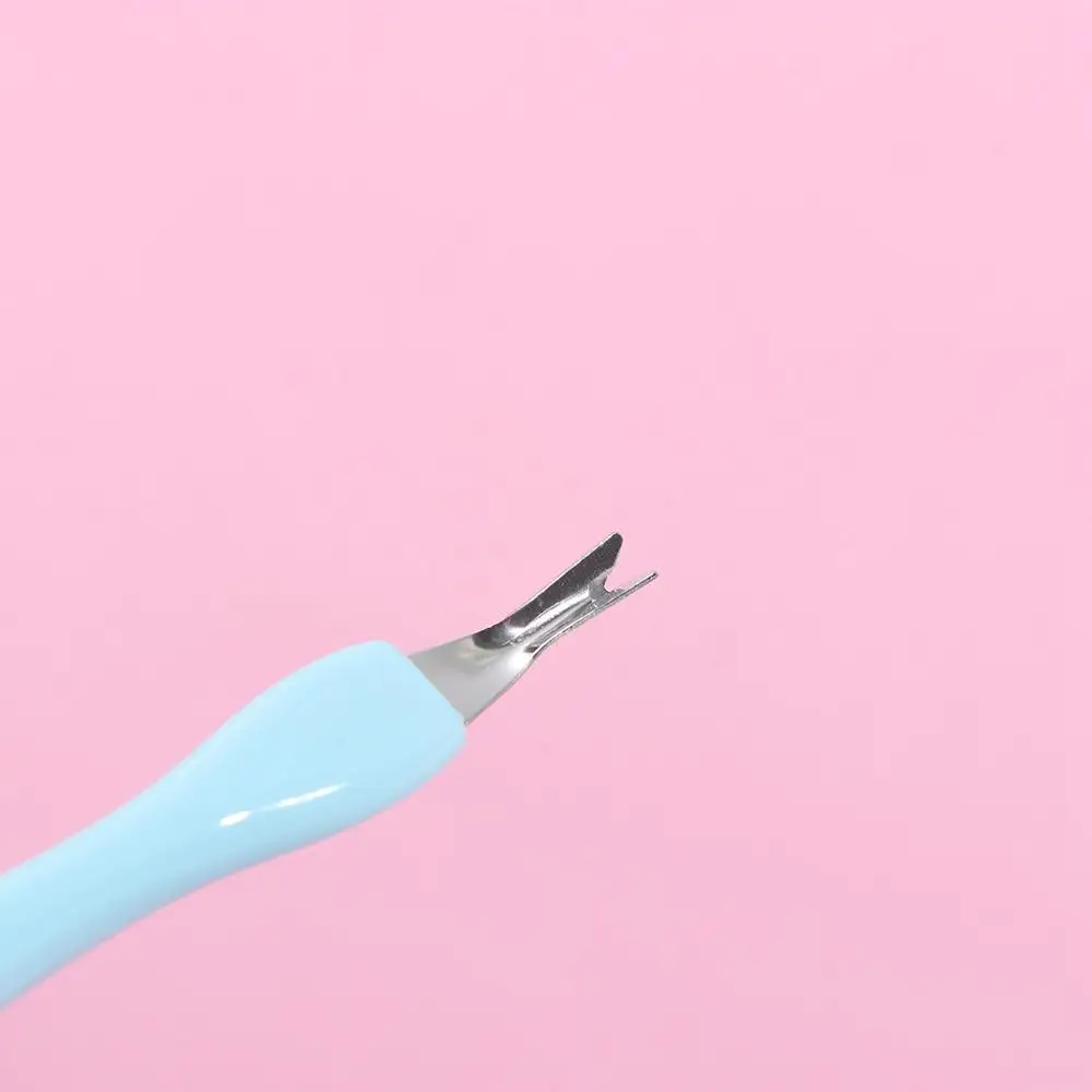 مزيل البشرة الاحترافي المقاوم للصدأ، مشابك متينة مزدوجة الجوانب من الجلد الميت، شريط تلميع الأظافر، صالون الأظافر #3