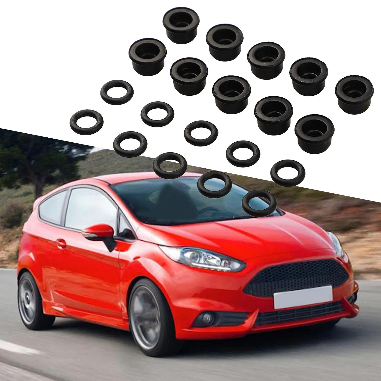 20pcs Clutch Master Cylinder Gasket Seal Kit For Ford For Vauxhall 1K0721741 1K0798741 02F141143A Replace Car Accessories