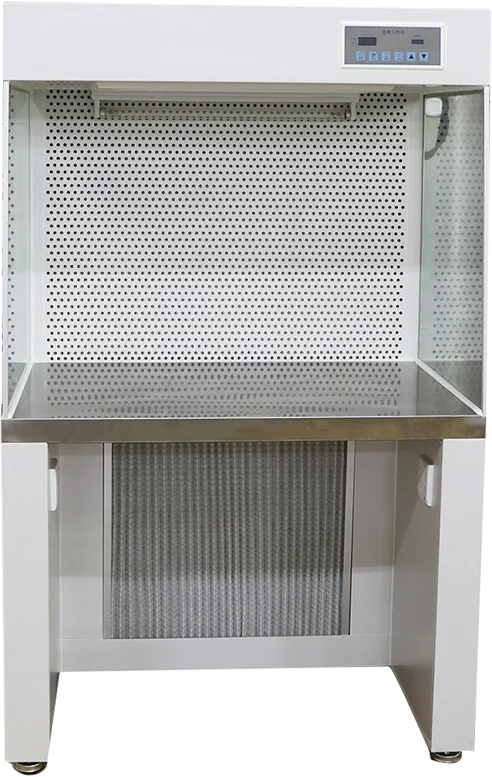 Twee personen schone bank Horizontale luchttoevoer Laminaire stroomkast voor schone ruimte en school