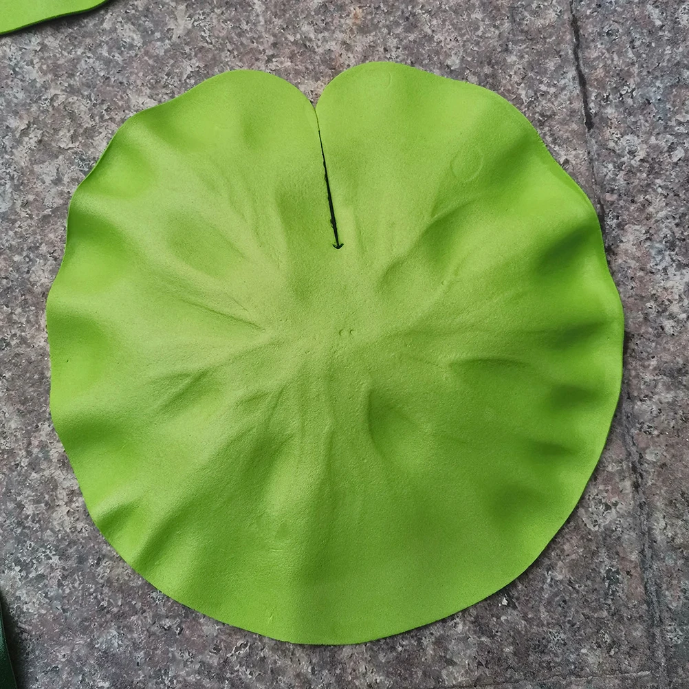 

10pcs artificial Plants Leaf Artificial Plants For Fish Tank Pond Lotus Simulation Leaves Artificial Leaves 20Cm