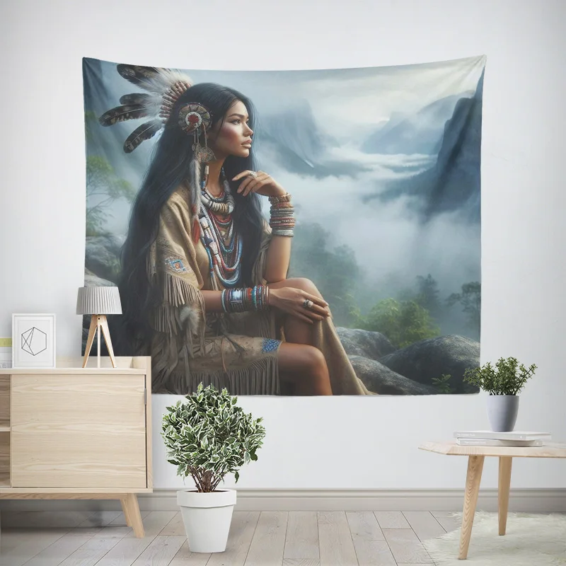 Home decoration modern room decor items wall tapestry aesthetic bedroom wall art large fabric ancient Egypt pharaoh retro