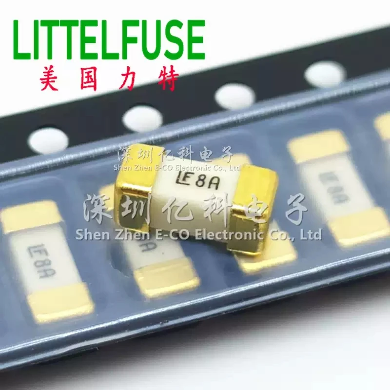0451008. MRL imported American Lite 1808 surface mount ceramic fuse tube LF 8A 125V fast melting