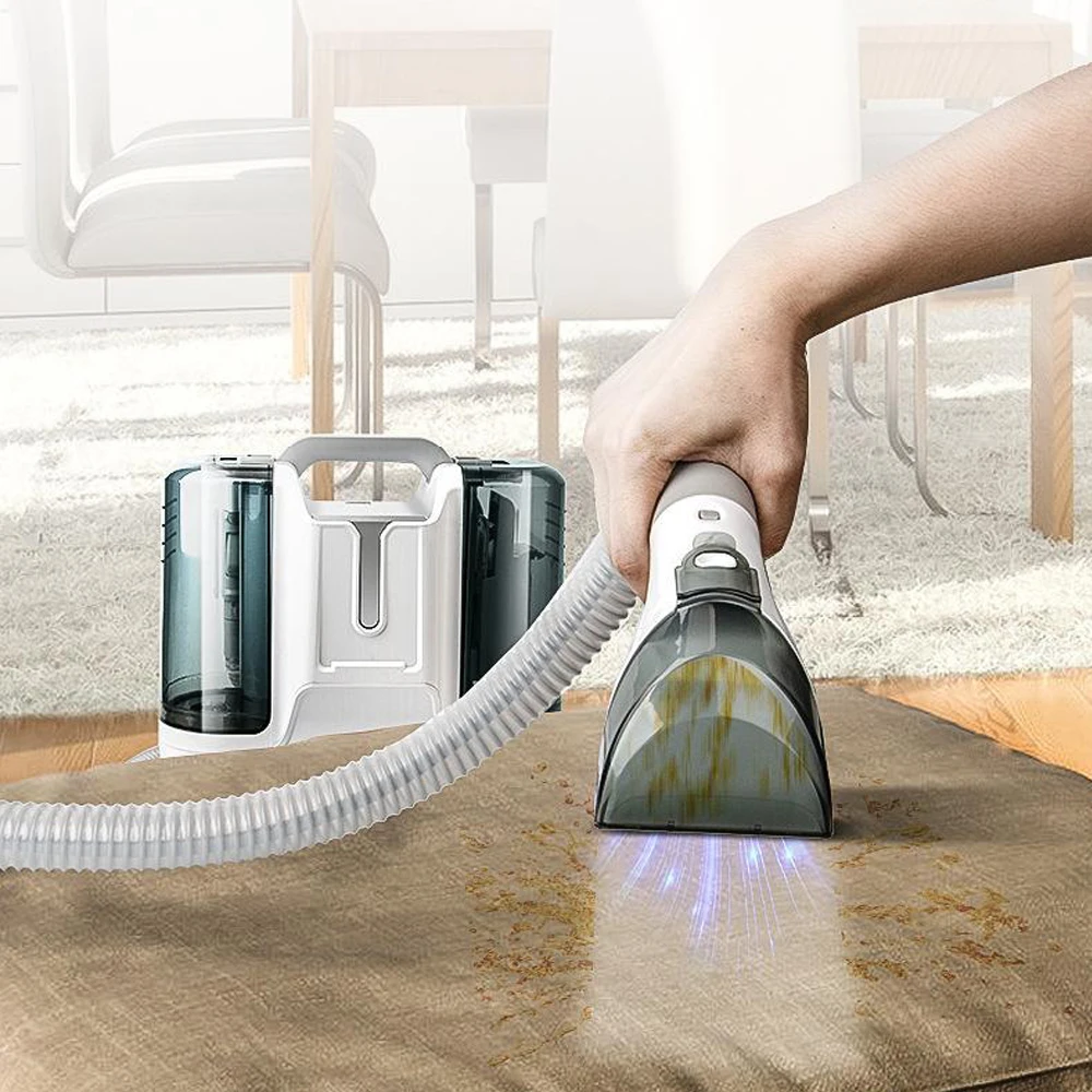 K15 Portable Handheld Carprt Cleaner 11Kpa Strong Suction Power Vacuum Cleaner Spot Cleaner With 1.8L Large Capacity Water Tank