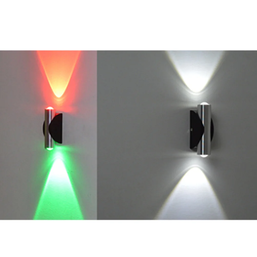 

2W Led Wall Lamp Aluminum 85-265V Up Down Lighting Waterproof Modern Design For Outdoor Indoor Decoration Patio Porch Garden