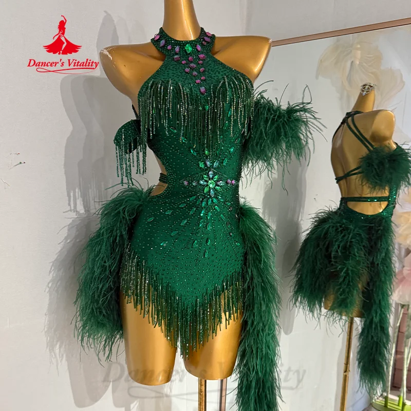 Latin Dress Affordable Ballroom Competition Dresses Latin Dance Competition Dresses Customization High-end Luxury AB Latin Dress Affordable Ballroom Competition Dresses Latin Dance Competition Dresses Customization High-end Luxury AB