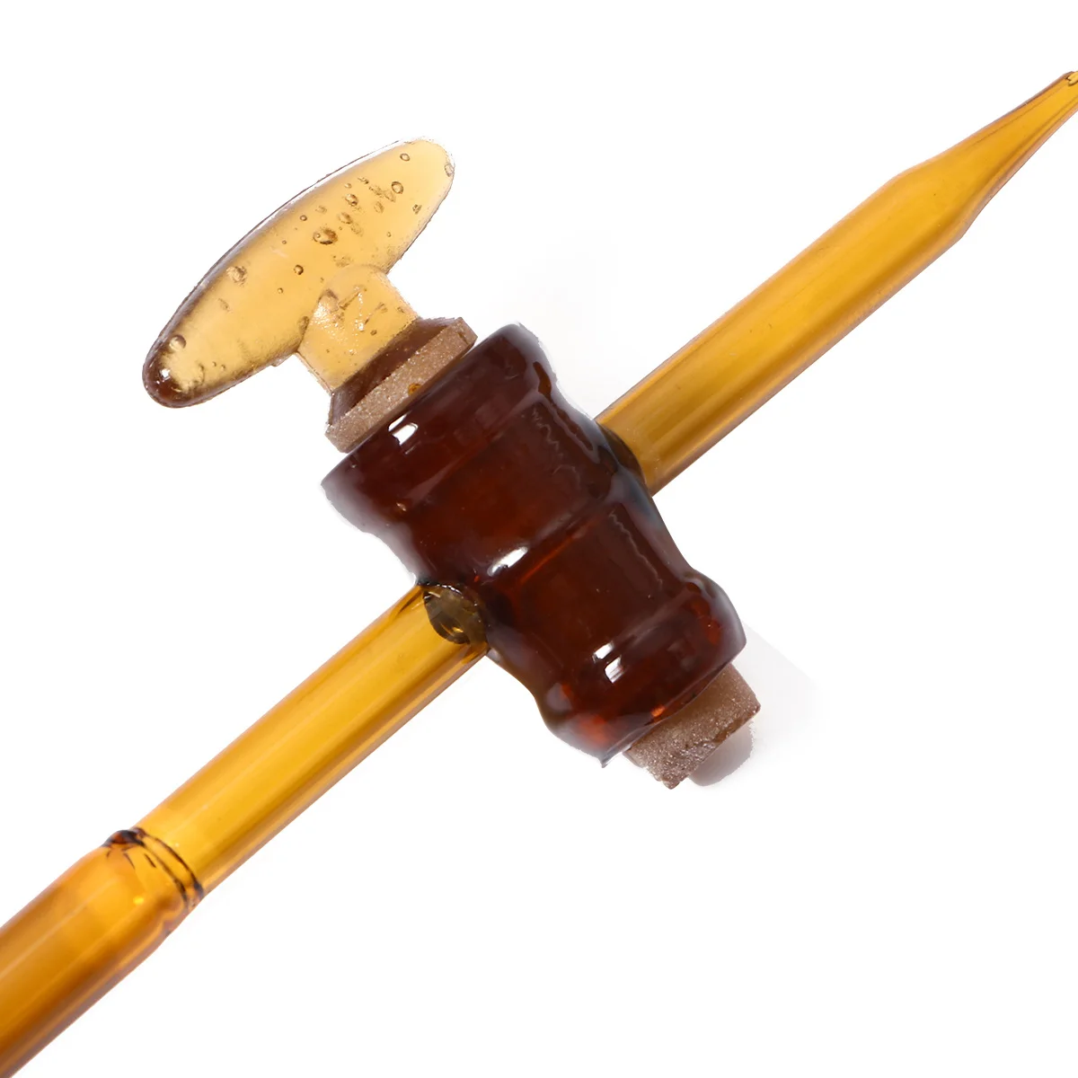 

1Pcs Burette for Chemistry Laboratory Glass Instrument High Light Transmittance Acid Burette for Student Science Projects and