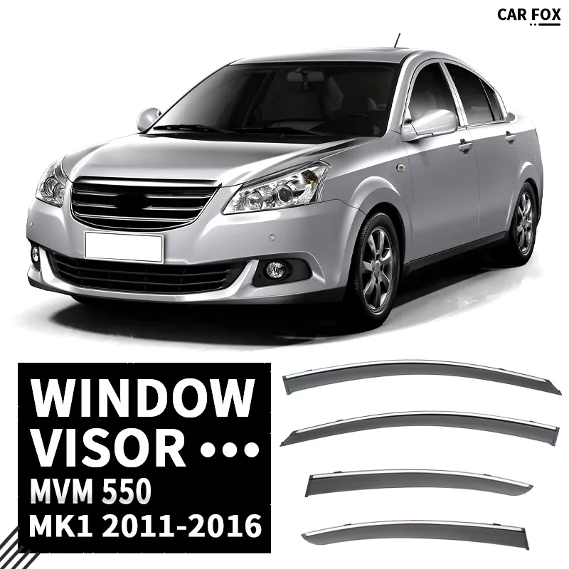 

For MVM 550 2011-2016 Plastic Window Visor Vent Shades Sun Rain Deflector Guard 4PCS/SE For MVM 550 2011-2016
