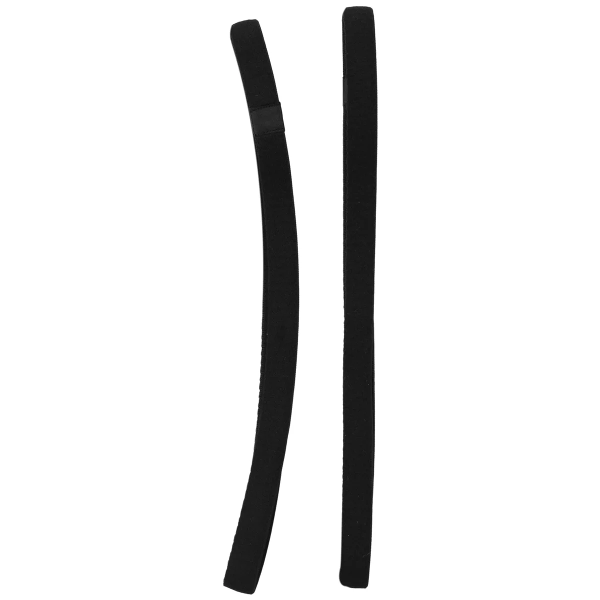 HHTL 4 Pcs Thick Non-Slip Elastic Sport Headbands Hair Headbands,Exercise Hair and Sweatbands for Women and Men(Black, Grey)