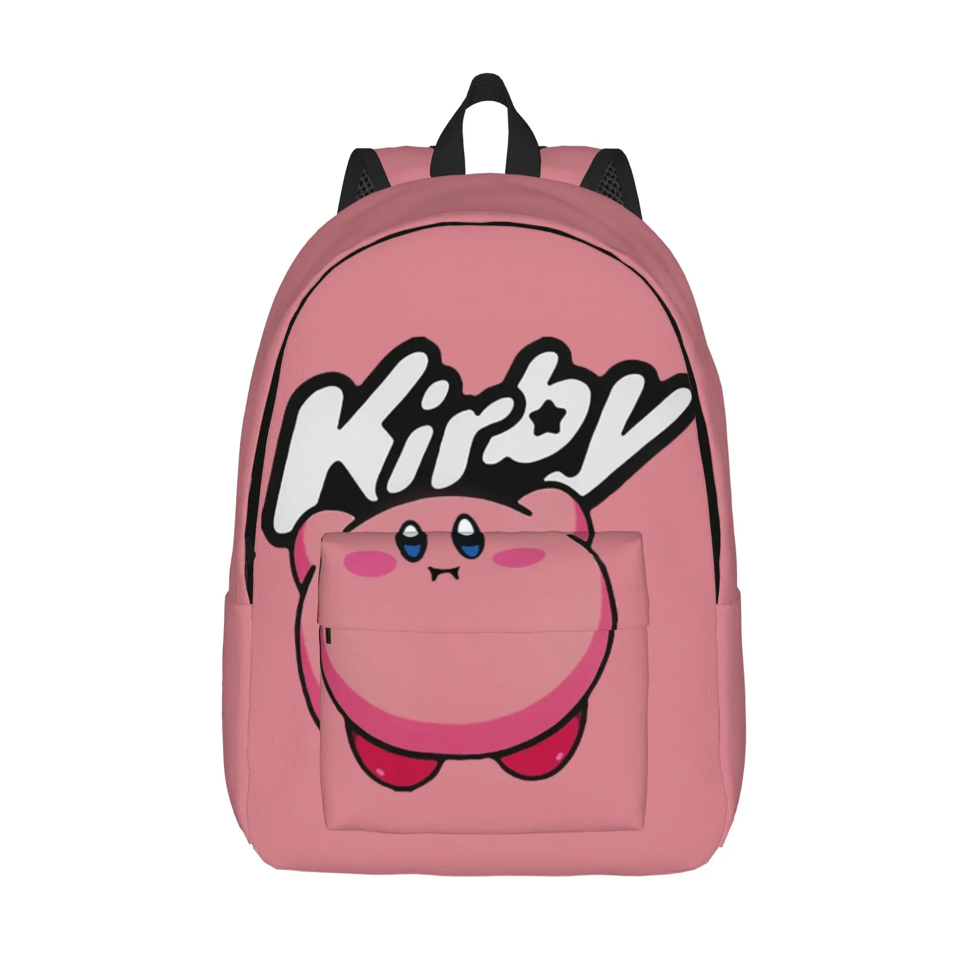

Рюкзак для игр Kirby для мужчин и женщин, повседневный студенческий рюкзак для работы, сумка через плечо для ноутбука, прочная и долговечная.