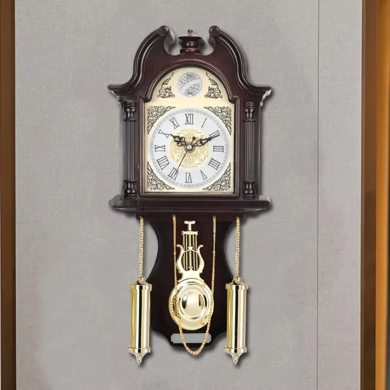 Antique Grandfather Vintage pendulum wall clock