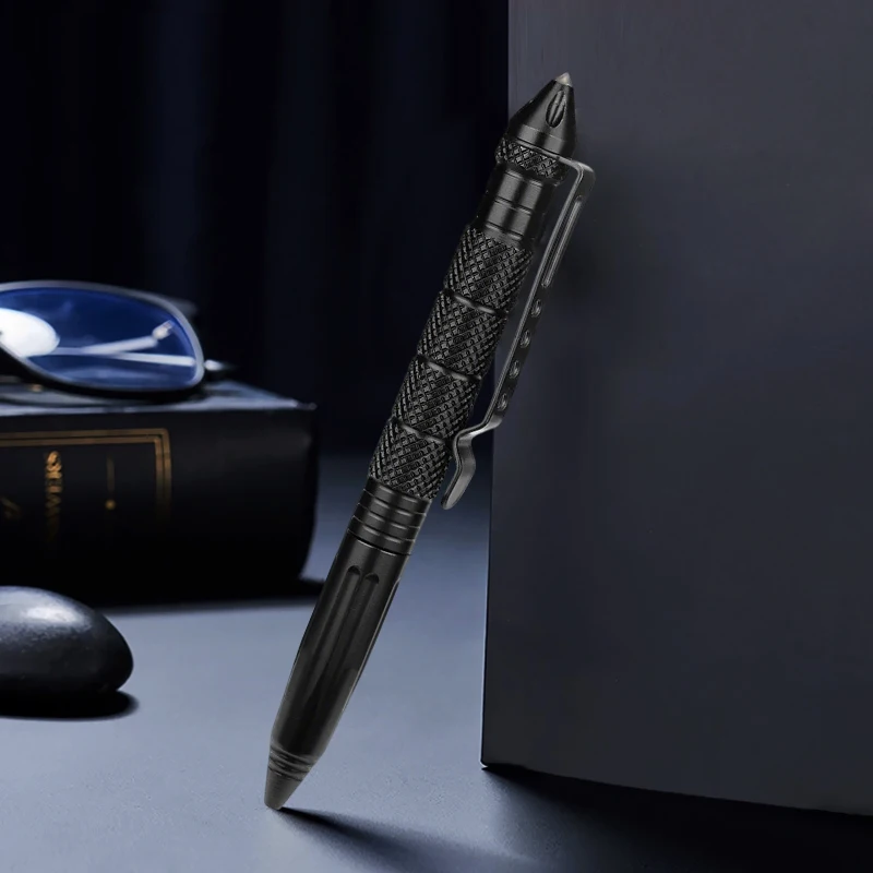 Stylo tactique d'auto-défense de haute qualité, outils EDC, stylos à bille de bureau pour étudiants, brise-verre d'urgence, Kit de survie