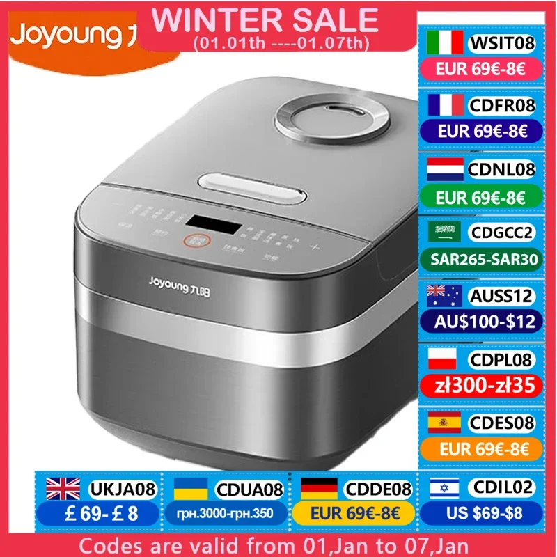 Joyoung 220V Electric Rice Cooking Pot F-30F316L Household Multifunction Rice Cooker 24H Reservation 2-6 People Steamer Stew Pot