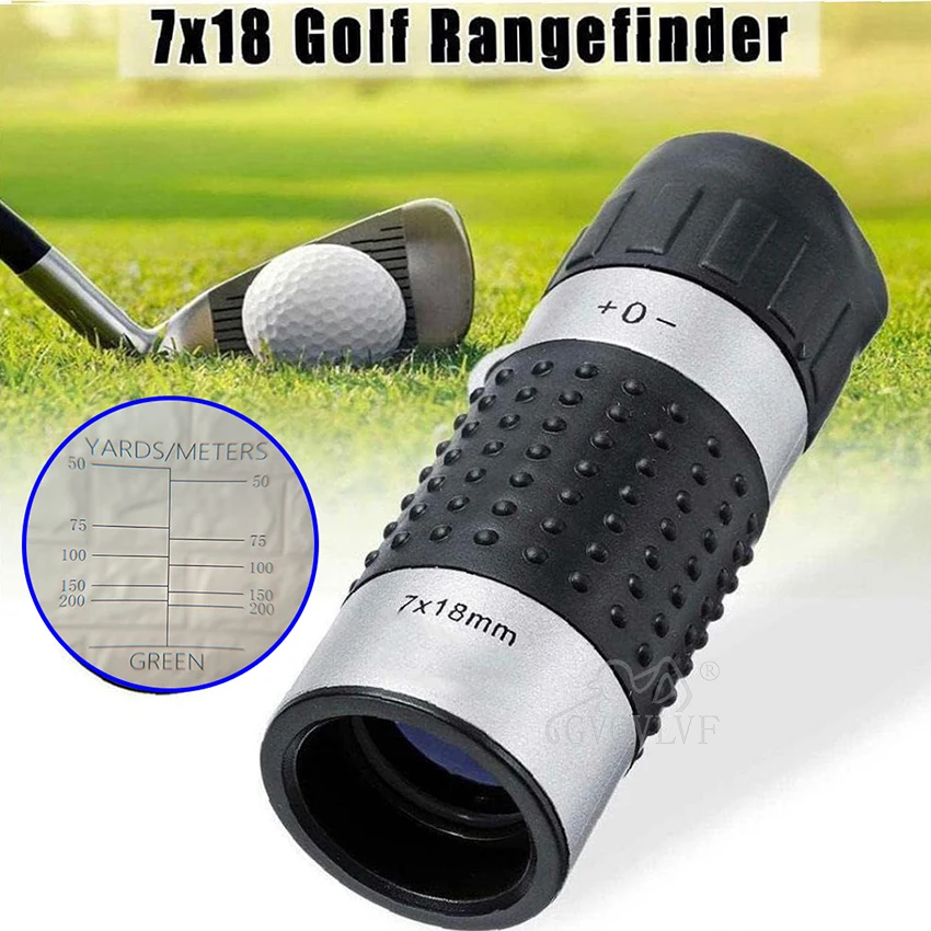 Golf Rangefinder Hunting Range Finder Distance Finder with Hanging Holes Distance Measuring Instrument Golf Assisted Rangefinder