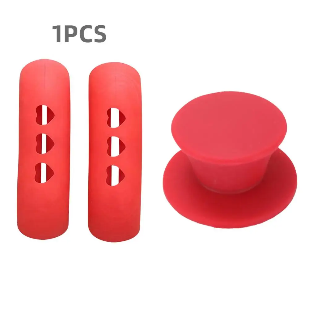 1~5PCS Silicone Sleeve Heat Resistance Durable Multi-functional Kitchen Accessories Suitable For Most Pot Lids General